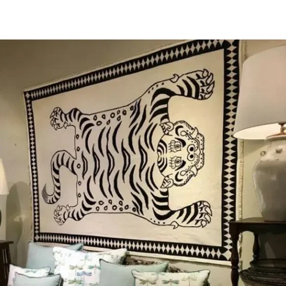 Tibetan cotton tiger rug